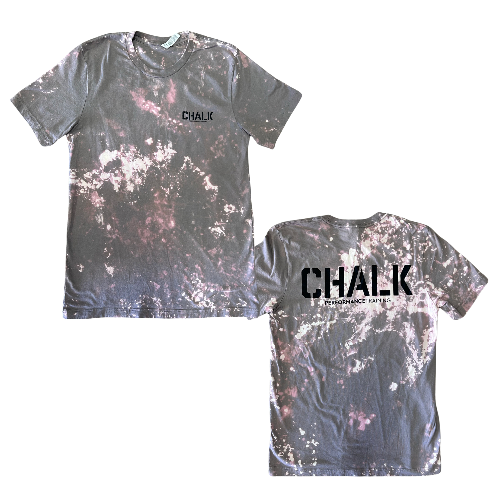 Chalk Logo Pebble Acid Wash Tee
